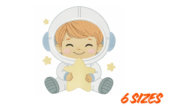 Baby Astronaut Embroidery Design Review