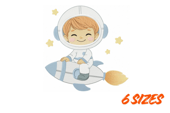 Baby Rocket Embroidery Design Art Review