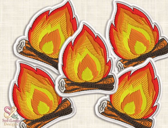 Campfire Patch Embroidery Design Review