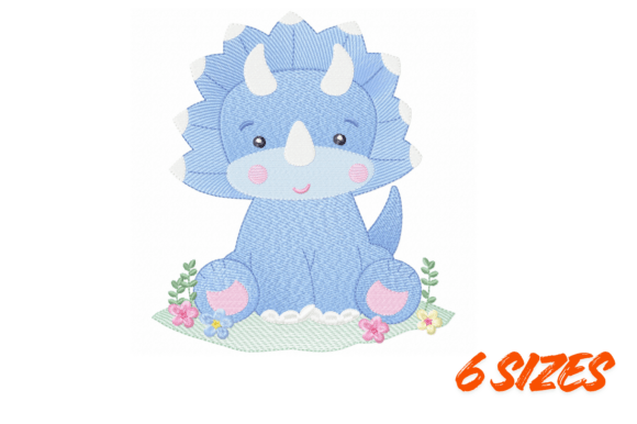 Cute Baby Dino Embroidery Design Review