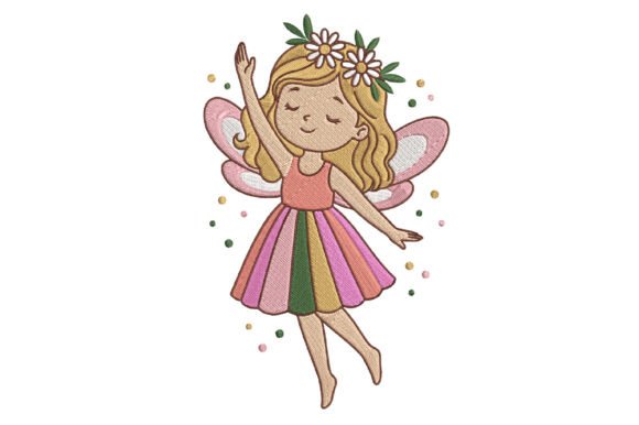 Cute Fairy Girl Embroidery: A Designer's Review