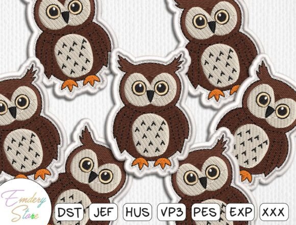 Cute Owl Patches Embroidery Design Review