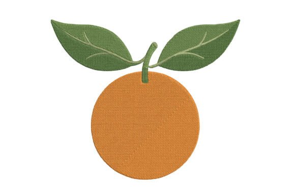 Embroidery Orange Citrus Design Review
