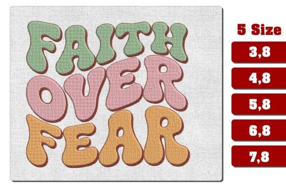 Faith over Fear Embroidery Design PES Review