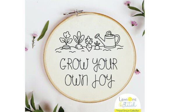 Grow Your Own Joy Garden Hand Embroidery Review