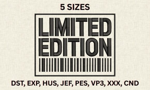 Limited Embroidery Text Design Review