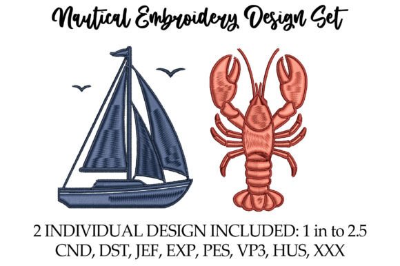 Nautical Embroidery Design Set Review