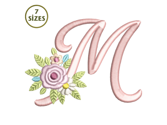 Pastel Floral M Embroidery Design Review