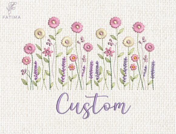 Personalized Wildflower Embroidery File Review