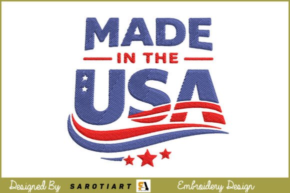 Review: Made in the USA Patriotic Embroidery