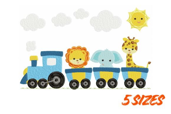 Safari Train Embroidery Design for Kids Review