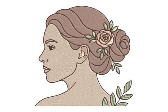 Woman Portrait Embroidery Design Review