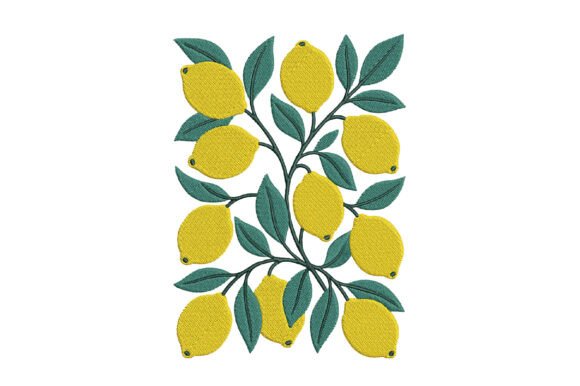 Yellow Lemons Embroidery Design Review